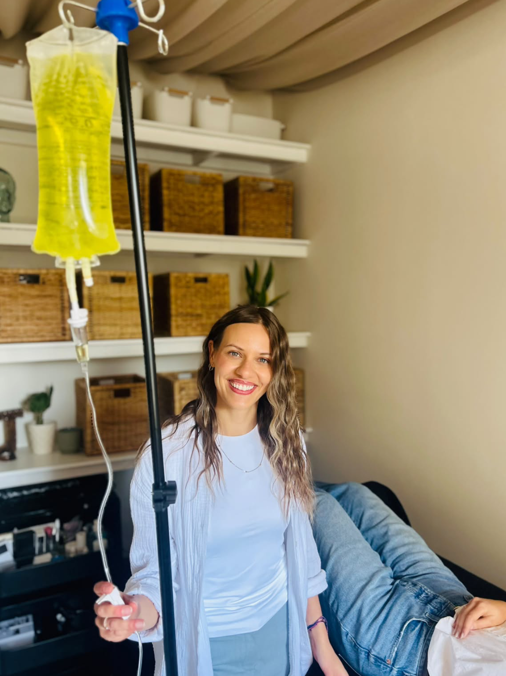Katie, Registered Nurse and founder of Northbound Wellness, in the Sault Ste. Marie, Ontario clinic